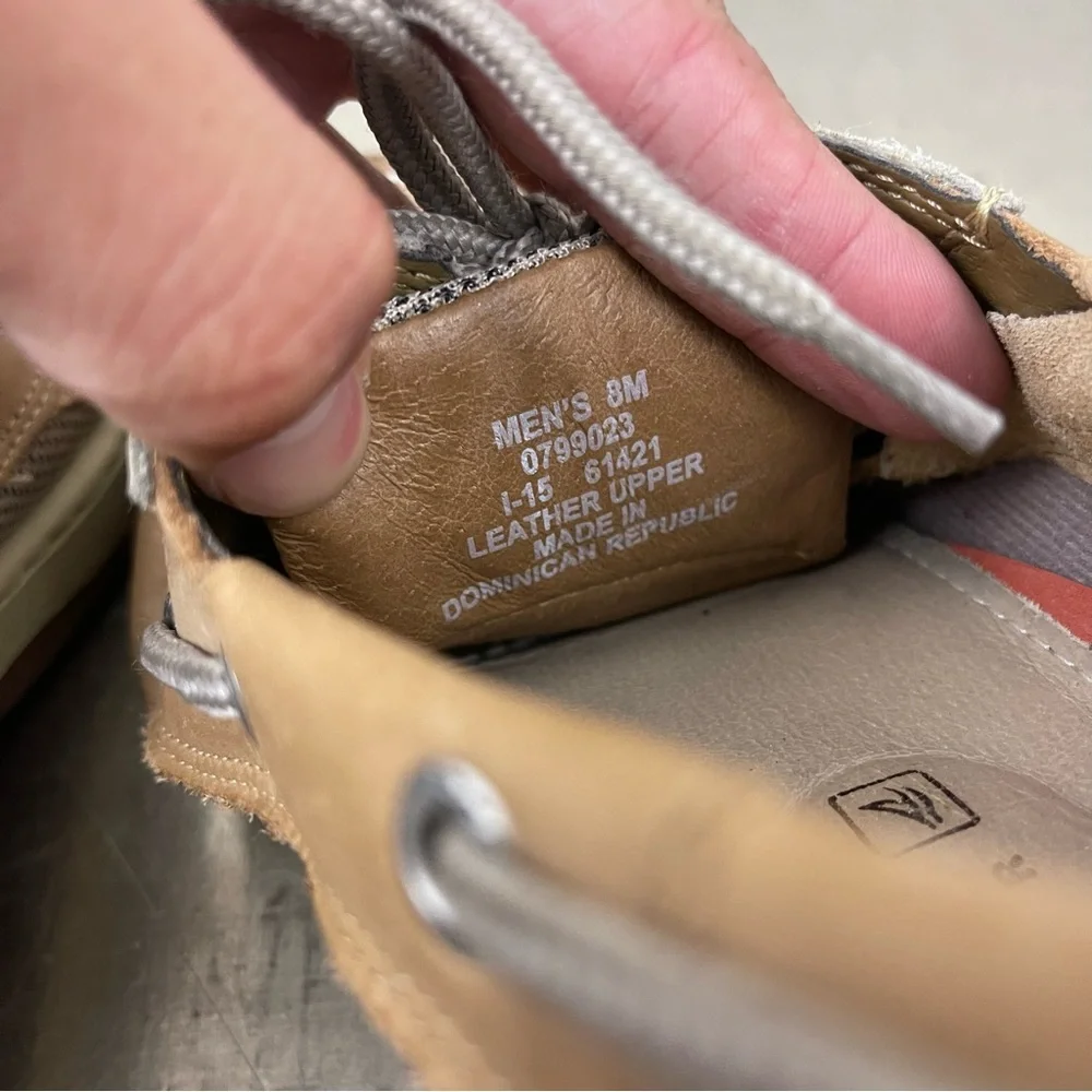 Sperry Men's Billfish 3-Eye Boat Shoe Tan Beige